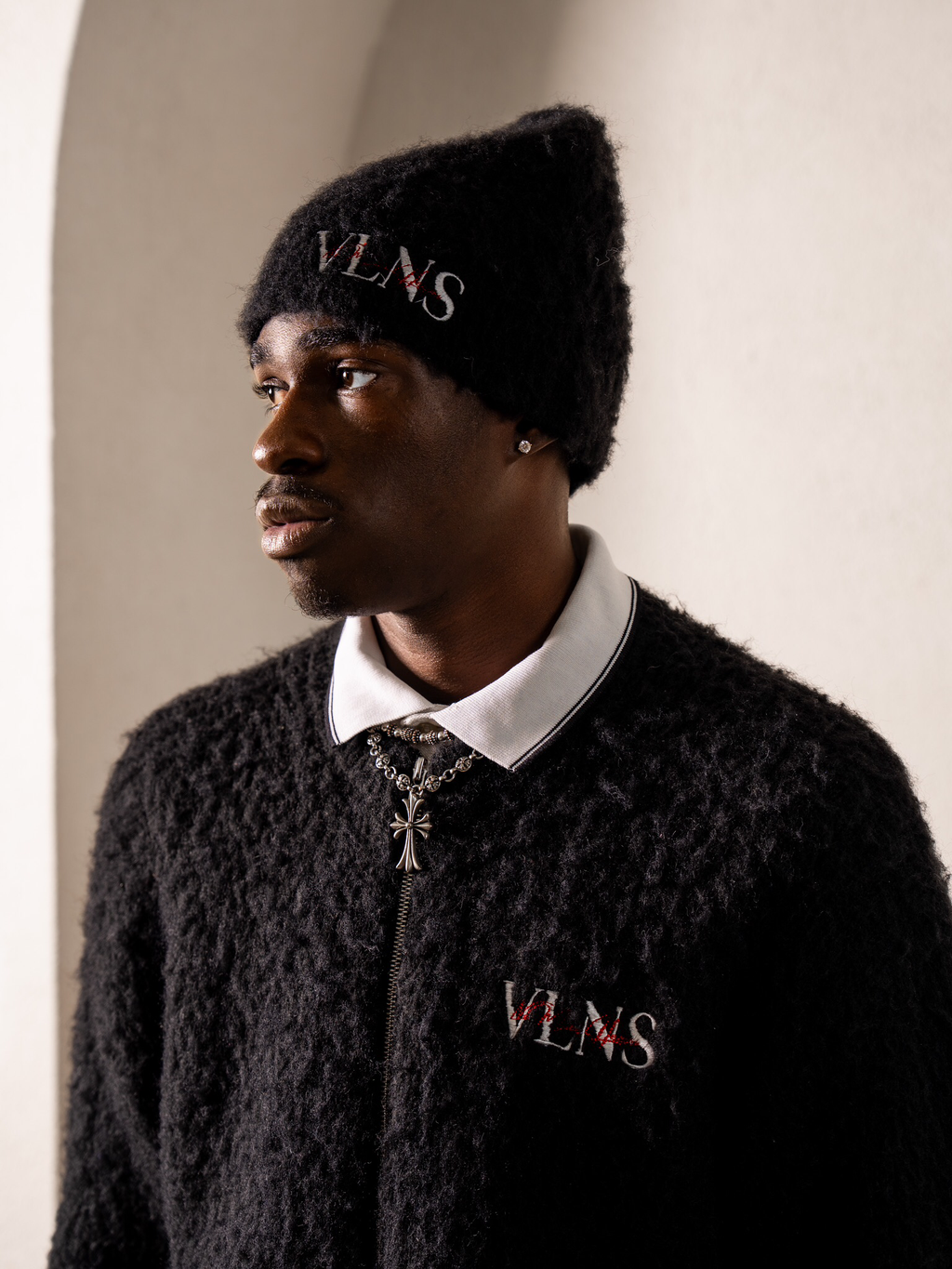 VLNS “ FIND YOUR IDENTITY” MOHAIR BEANIE