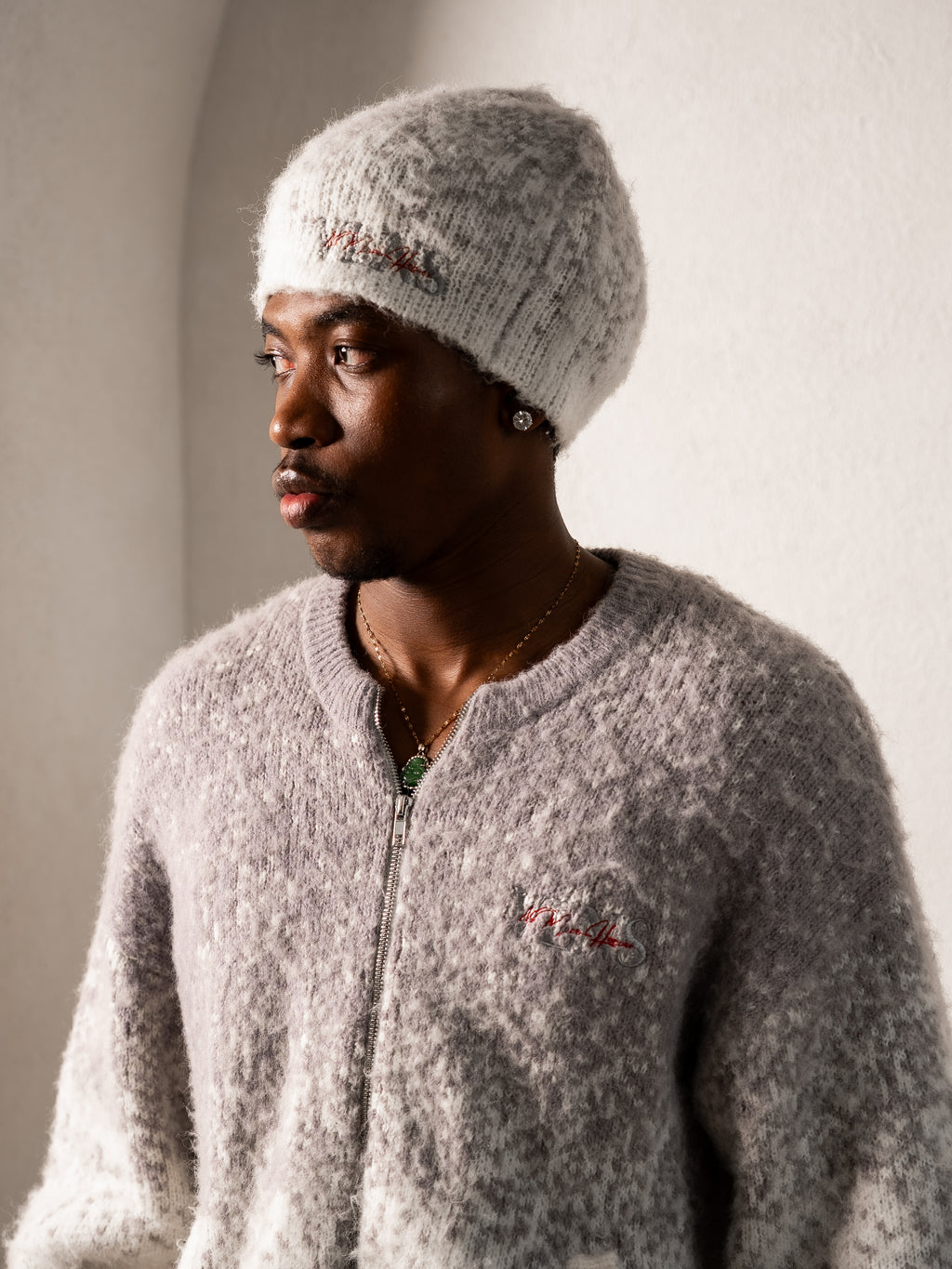 VLNS “ FIND YOUR IDENTITY” MOHAIR BEANIE
